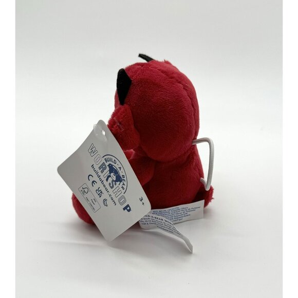 Build A Bear Mini Red Devil Devilishly Cute Plush Wristie New NWT - Picture 2 of 3